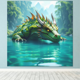 Lienzo Der Smaragd-Koloss des Sees