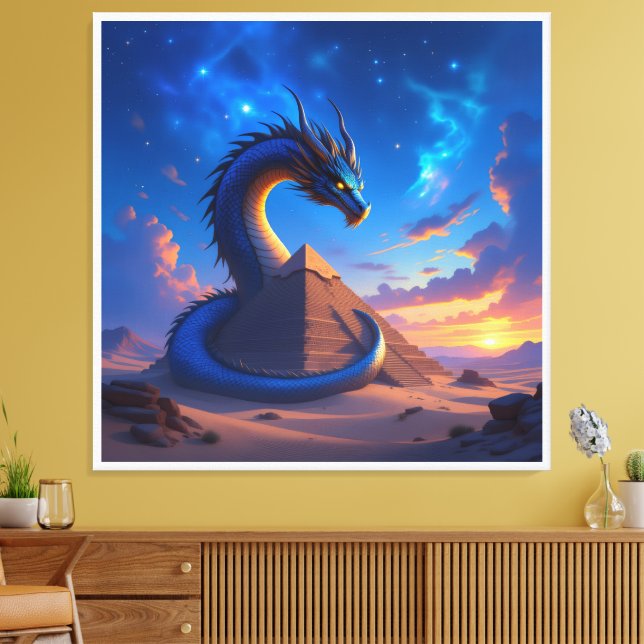 Lienzo Der Torwächter der Pyramide (Insitu (Sala de estar))
