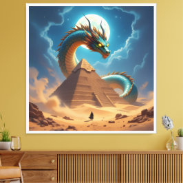 Lienzo Der Torwächter der Pyramide