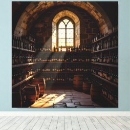 Lienzo „Der Zauber des Weins – Eleganz in jedem Tropfen“