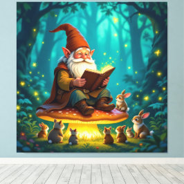 Lienzo „Der Zauberwald-Erzähler“