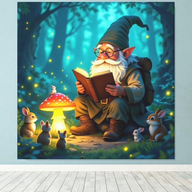 Lienzo „Der Zauberwald-Erzähler“ (Insitu (piso de madera))