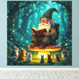 Lienzo „Der Zauberwald-Erzähler“