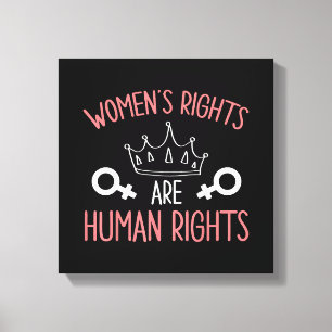 Lienzo Derechos de la mujer Derechos de la mujer Derechos