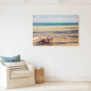 Lienzo Derivación en Bahía Honda Beach