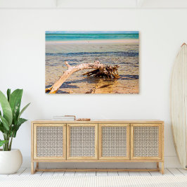 Lienzo Derivación tropical Bahia Honda foto playa