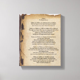 Lienzo Derrota De Kahlil Gibran