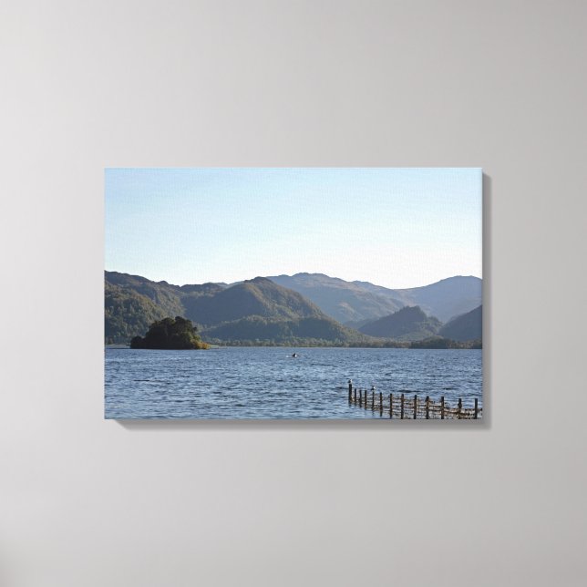 Lienzo Derwent Water Cumbria England (Anverso)