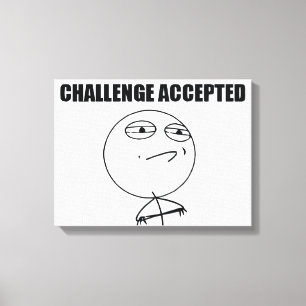 Lienzo Desafío aceptado