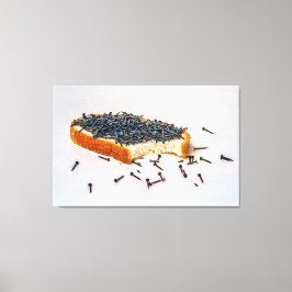 Lienzo Desayuno en la escuela de yoga