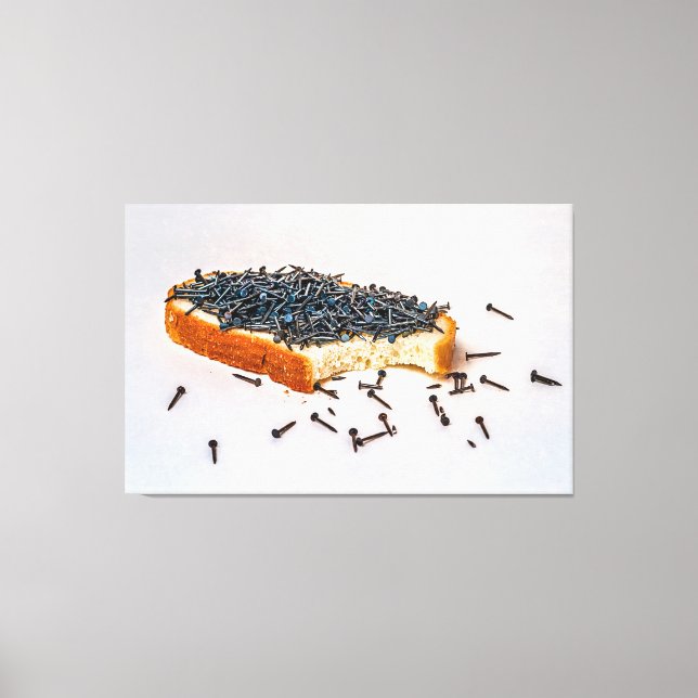 Lienzo Desayuno en la escuela de yoga (Anverso)