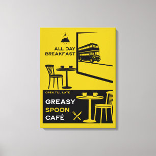 Lienzo Desayuno inglés Greasy Spoon