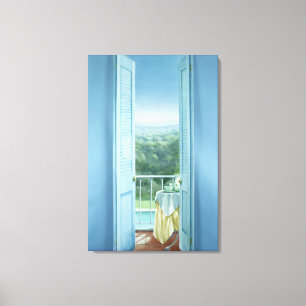 Lienzo Desayuno St. Maxime 1984