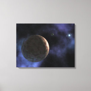 Lienzo Descubierto nuevamente planeta-como objeto