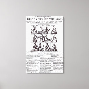 Lienzo Descubrimiento de los más peligrosos