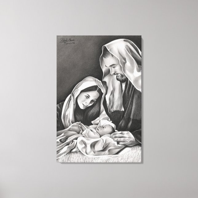 Lienzo Desenho da Sagrada Família (Anverso)