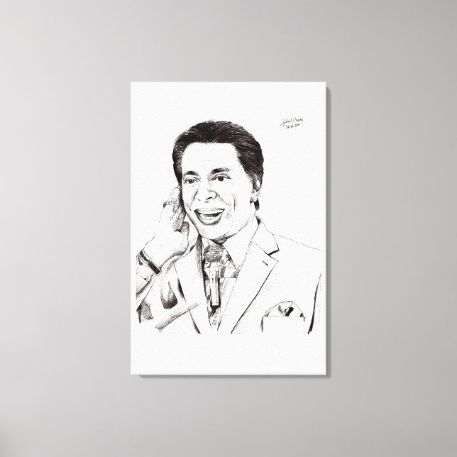 Lienzo Desenho do Silvio Santos (Anverso)