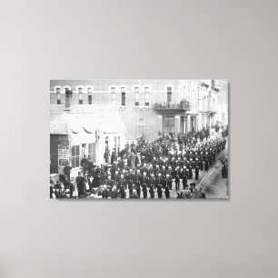 Lienzo Desfile callejero en Deadwood, Fotografía SD