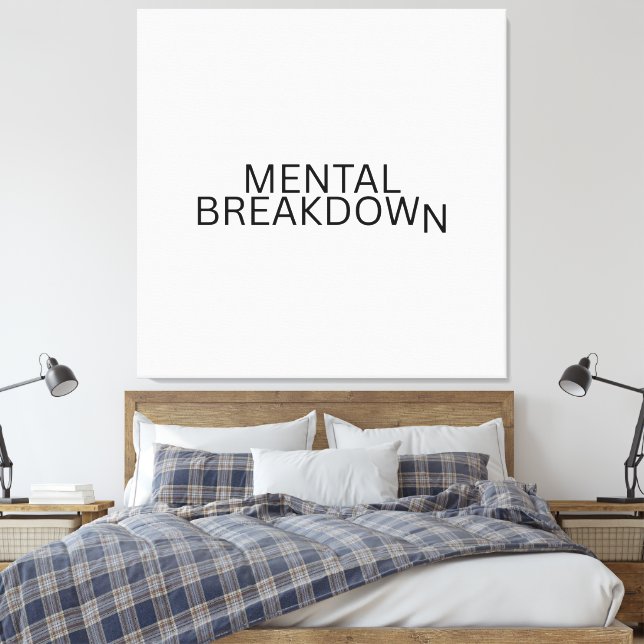Lienzo Desglose Mental Tipográfico Oficinas Modernas   (Insitu(Dormitorio))