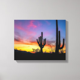 Lienzo Desierto de Arizona 2034-2 al atardecer