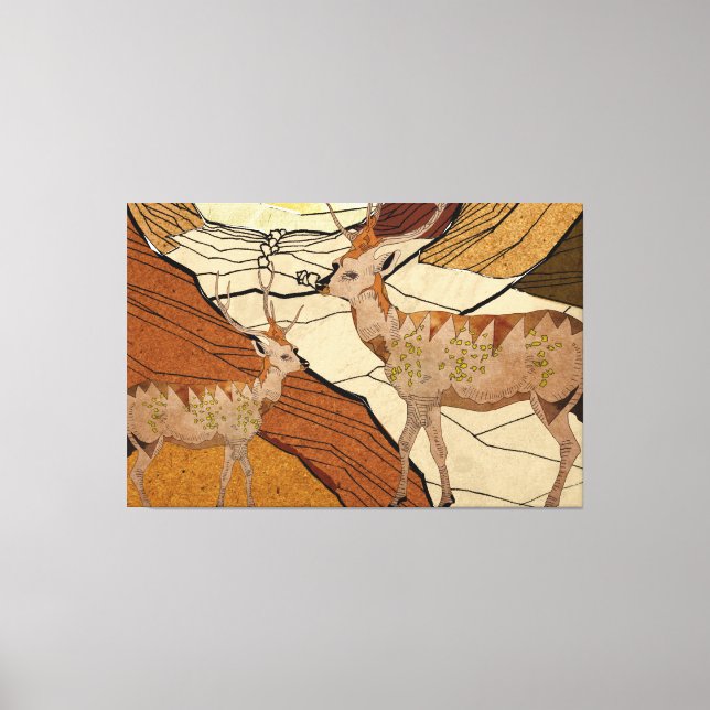 Lienzo Desierto del desierto (Anverso)