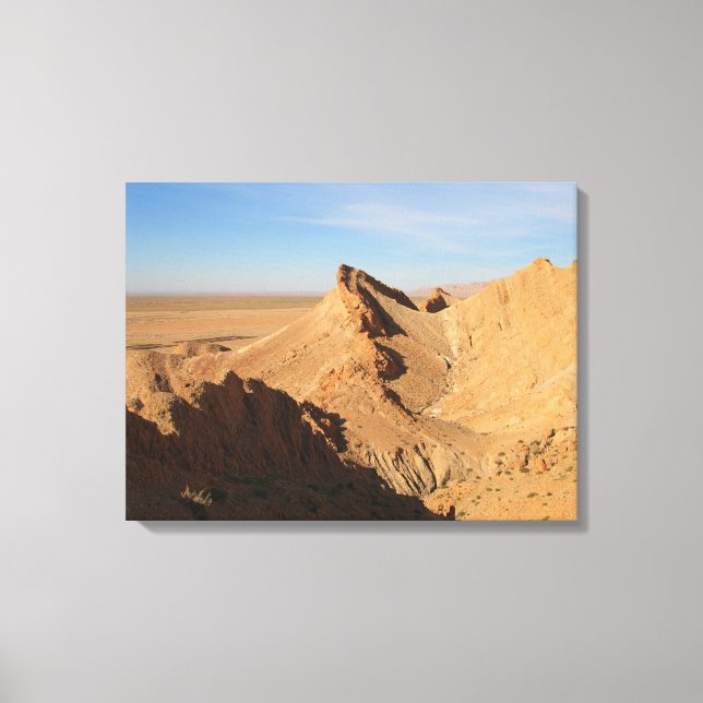 Lienzo Desierto del Sahara, Túnez (Anverso)