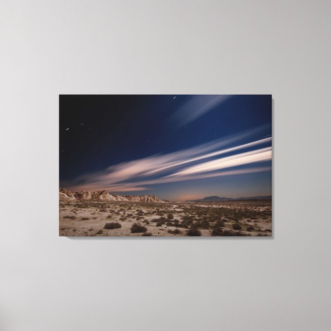 Lienzo Desiertos | Desierto de las Bardenas navarras por  (Anverso)