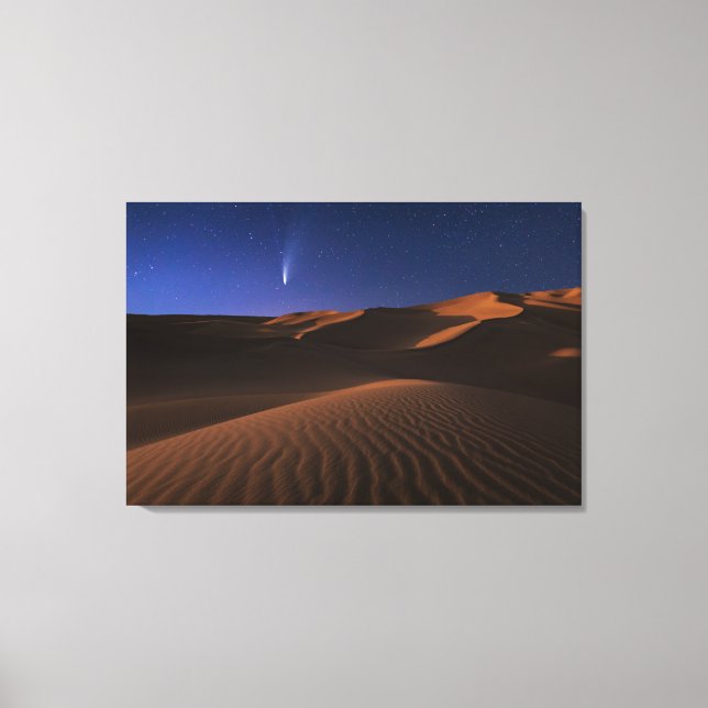 Lienzo Desiertos | Galaxia de dunas de arena (Anverso)