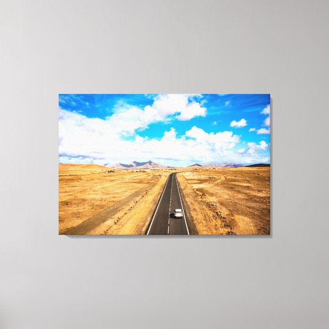 Lienzo Desiertos | Islas Canarias, España (Anverso)