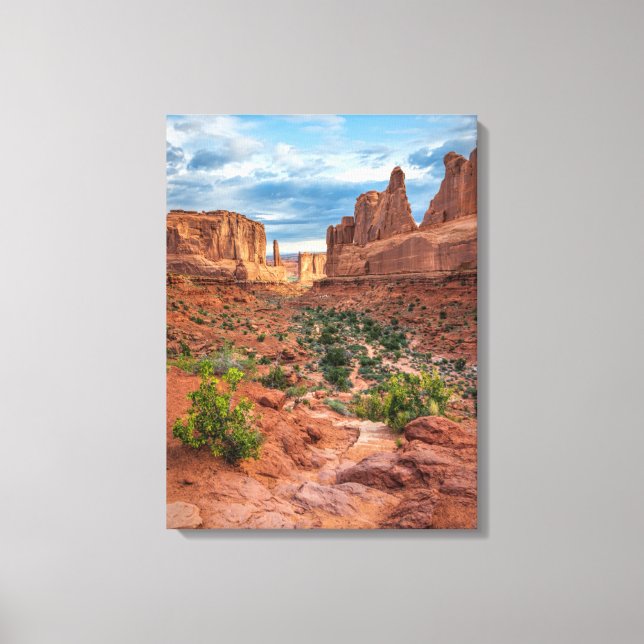 Lienzo Desiertos | Parque nacional Arches, Utah (Anverso)