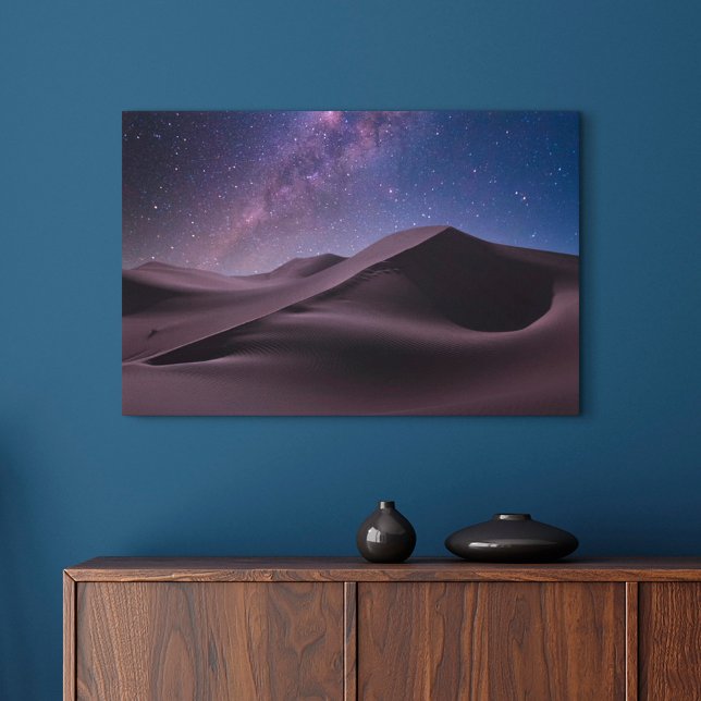Lienzo Desiertos | Vía Láctea Starry Sky Sand Dune Dubai (Subido por el creador)
