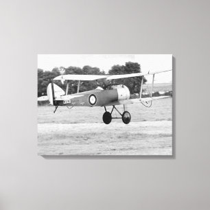 Lienzo Despegue de la aeronave Sopwith