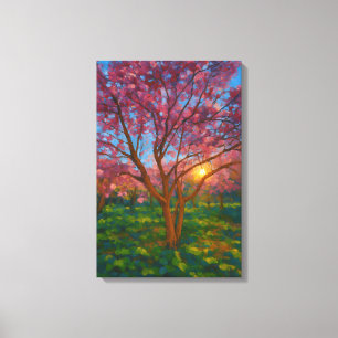 Lienzo Despertar de primavera - El paisaje de los árboles