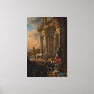 Lienzo Después de la caza, Jan Baptist Weenix, c. 1656
