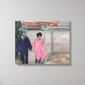 Lienzo Después de la escuela 1991
