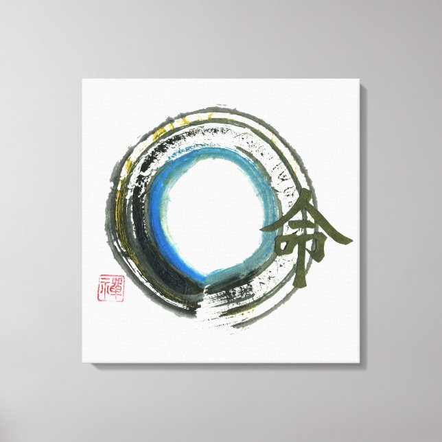 Lienzo Destino en Zen, Enso (Anverso)
