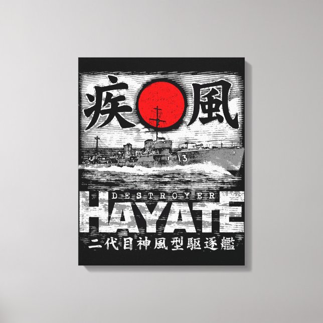Lienzo Destroyer Hayate (Anverso)