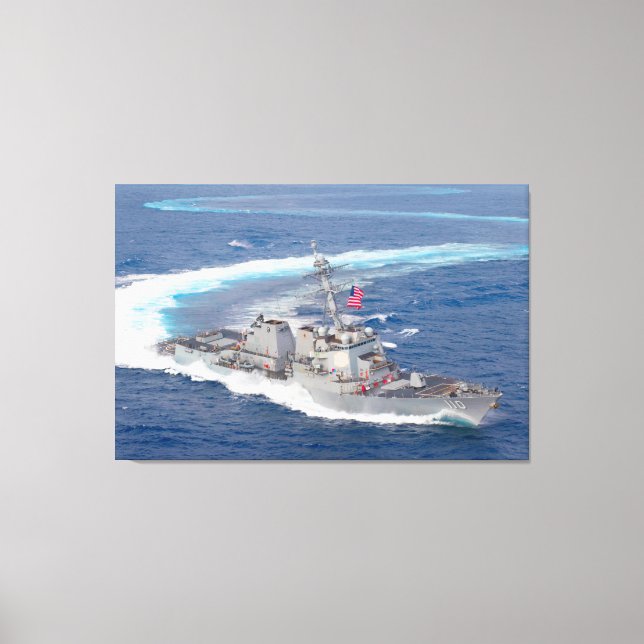 Lienzo DESTRUCTOR DE MISILES GUIADOS – DDG-110 32x48 (Anverso)