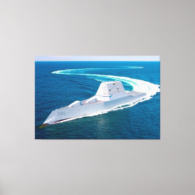 Lienzo DESTRUIDOR DE MISILES GUIADOS - DDG-1000 40x60 (Anverso)