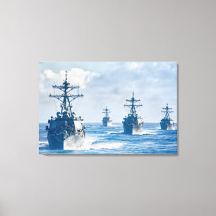 Lienzo DESTRUIDOR DE MISILES GUIADOS - DDG-59 24x36