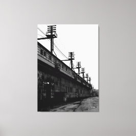 Lienzo Desvaneciendo la industria estadounidense de la im