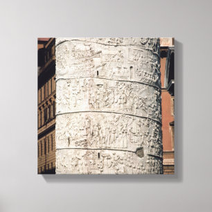 Lienzo Detalle de la columna de Trajan