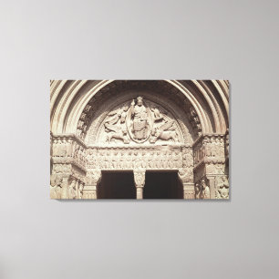 Lienzo Detalle de mostrar del exterior de la iglesia