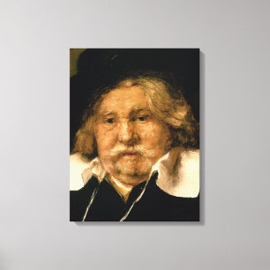 Lienzo Detalle de un retrato de un viejo hombre, 1667