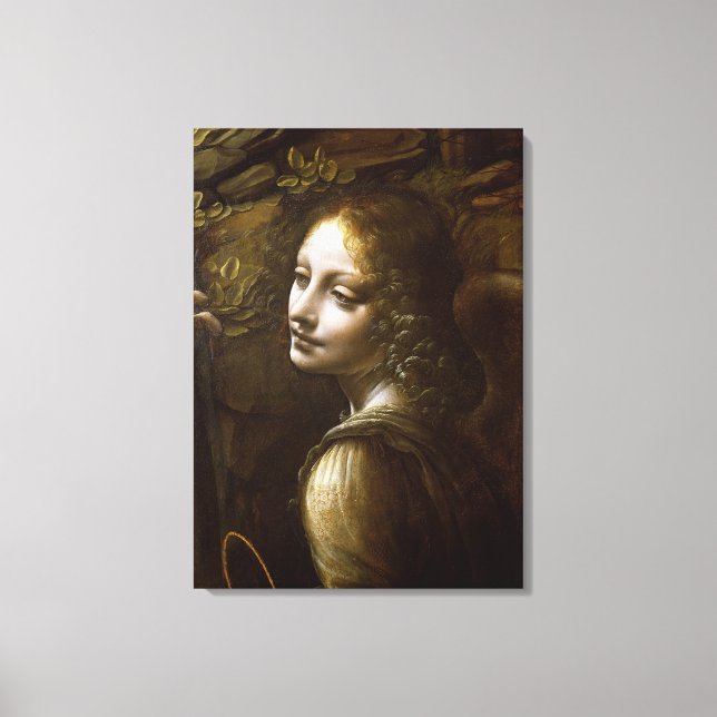 Lienzo Detalle del Ángel, de La Virgen del (Anverso)