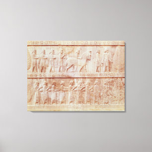 Lienzo Detalle del friso de alivio en el Este