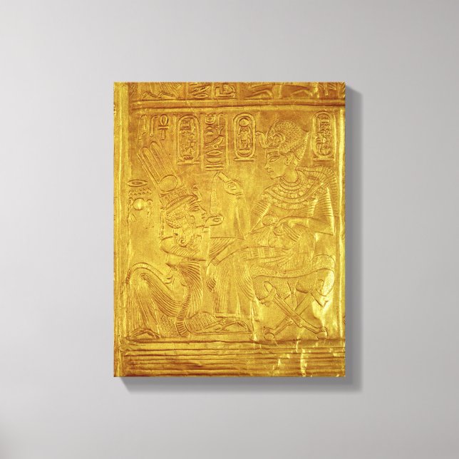 Lienzo Detalle del santuario de oro (Anverso)