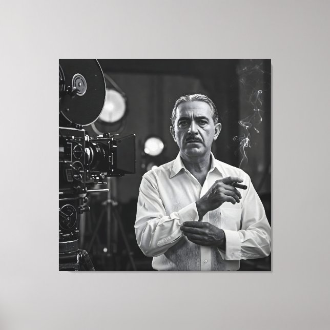 Lienzo Detrás de las escenas, años 20 por Natasha Us (Anverso)