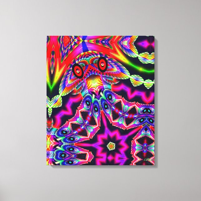 Lienzo Detroit Cop Beats Off Two Men (Anverso)