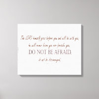 Deuteronomio 31:8, no tengas miedo, Señor contigo